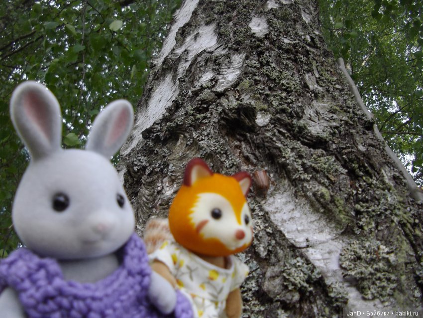 Sylvanian Families: прогулка сильвашек на природе