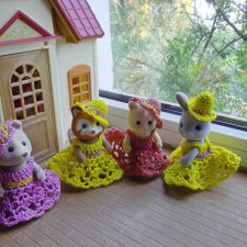 Sylvanian Families: нарядные платья
