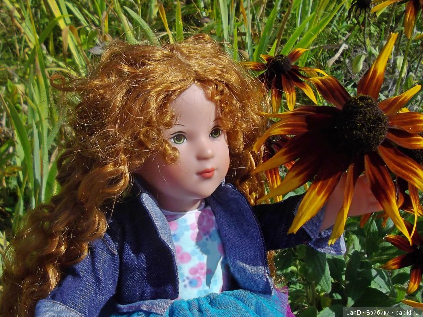 Käthe Kruse:зеленоглазая Carlotte (фото 5)