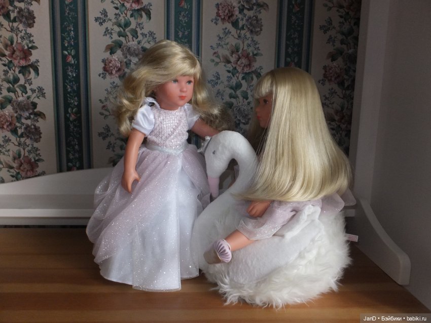 Käthe Kruse София и лебедь