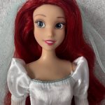 Ариэль в свадебном платье