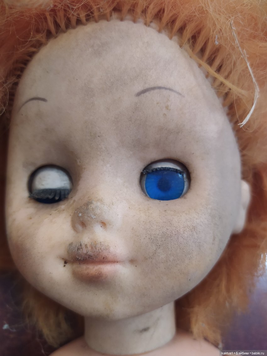 Я люблю свою работу — Ремонт кукол СССР и ГДР (немок): чернота (фото 3)