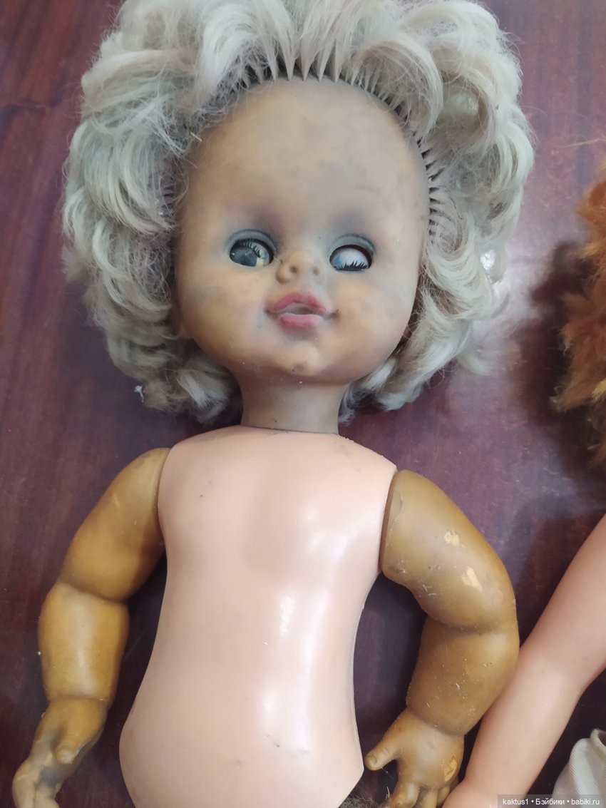 Я люблю свою работу — Ремонт кукол СССР и ГДР (немок): чернота