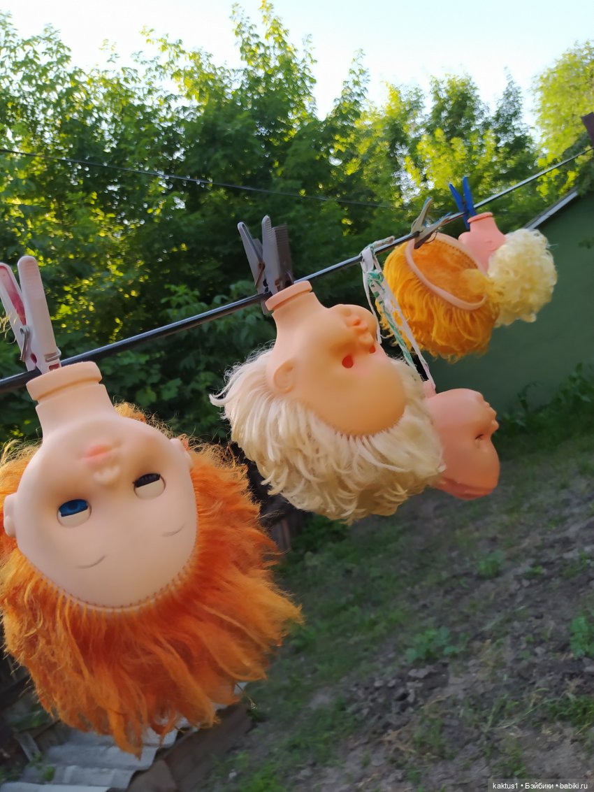 А вот и мы — Ремонт кукол СССР и ГДР (немок): чернота (фото 2)