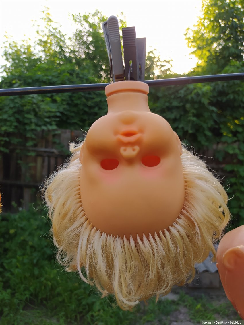 А вот и мы — Ремонт кукол СССР и ГДР (немок): чернота (фото 5)