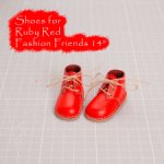Обувь для Ruby Red Fashion Friends 14". Ярко-красные