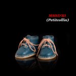 Обувь для МИНУШ (Petitcollin) (синий петролевый)