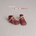 Обувь для Ruby Red Fashion Siblies 12" (бордовый нубук)