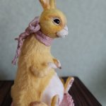Очаровательная Пасхальная кроля в стиле тедди (мишка тедди), teddy bear