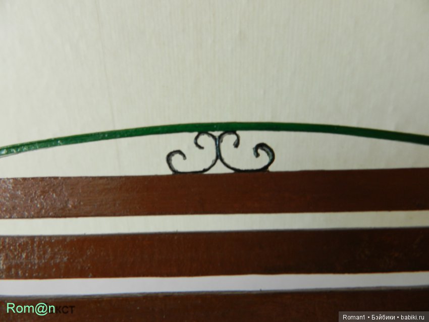 Мастер-класс по изготовлению парковой скамейки