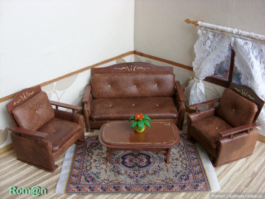 Мягкий гарнитур для моих Сильвашек