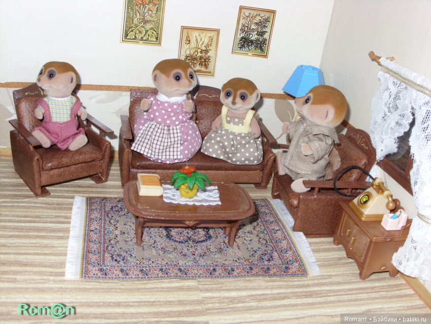 Мягкий гарнитур для моих Сильвашек