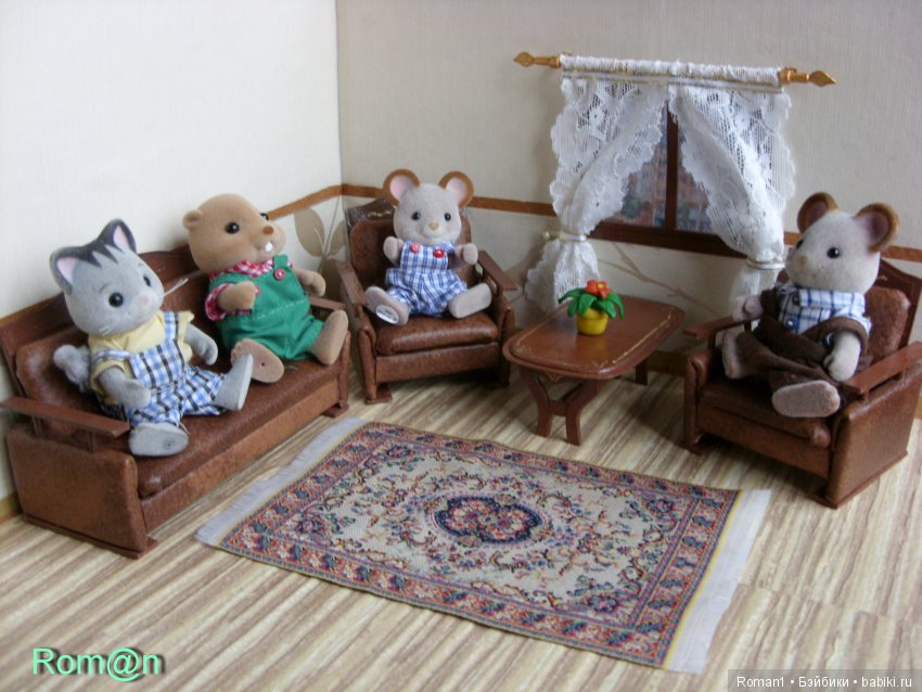 Мягкий гарнитур для моих Сильвашек