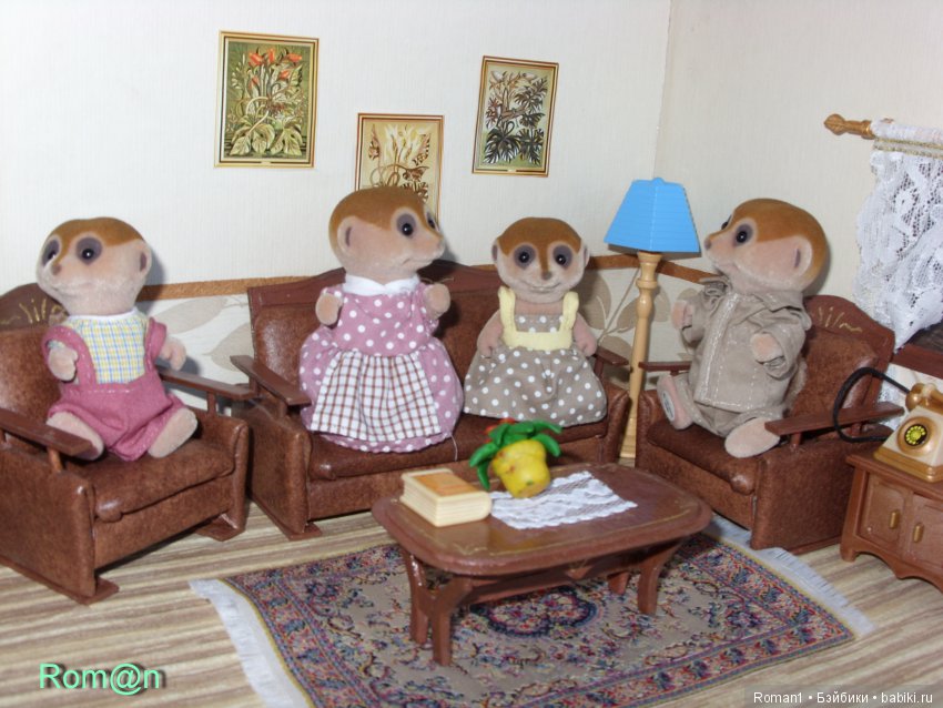 Мягкий гарнитур для моих Сильвашек