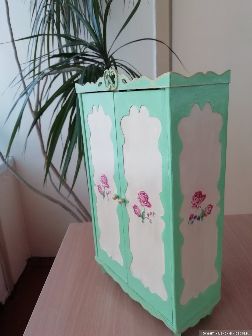 Платяной шкаф. 1:6 — Мебель для кукол и домиков: фото (фото 4)