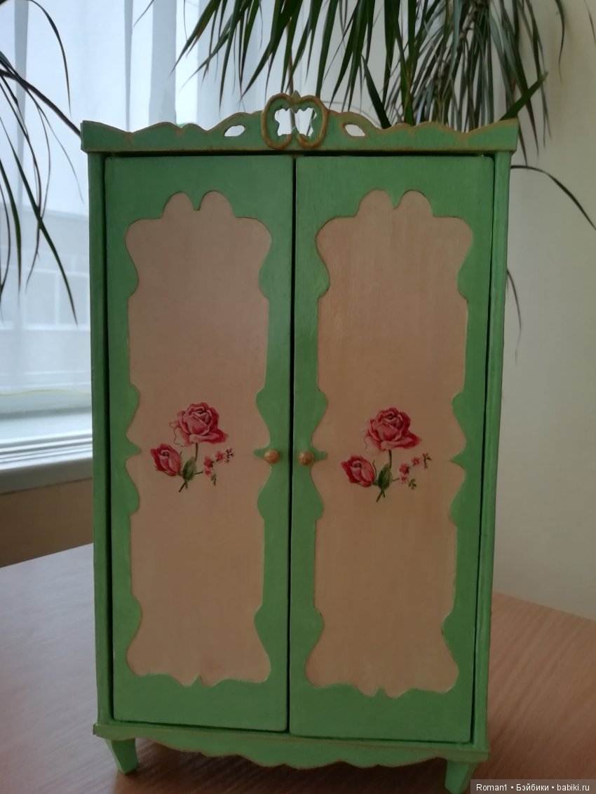 Платяной шкаф. 1:6 — Мебель для кукол и домиков: фото