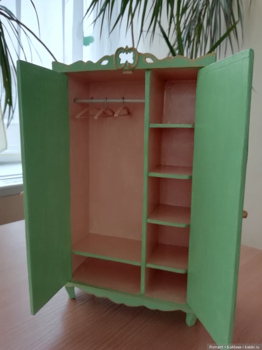Платяной шкаф. 1:6 — Мебель для кукол и домиков: фото (фото 3)