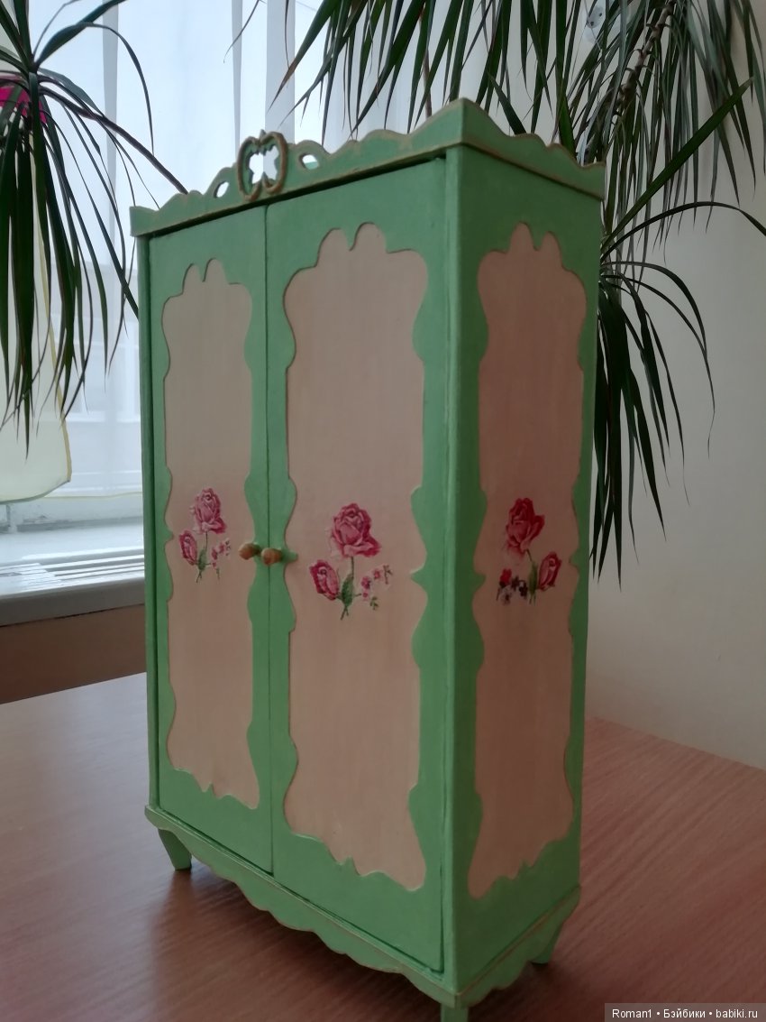 Платяной шкаф. 1:6 — Мебель для кукол и домиков: фото (фото 2)