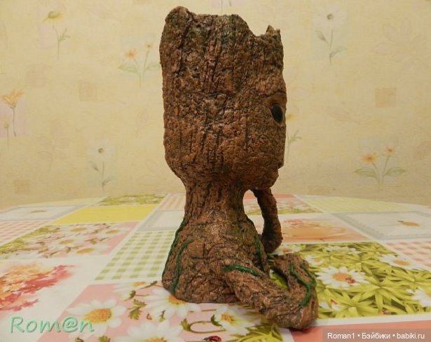 Мастер-класс. Малыш Грут-вазонница, карандашница