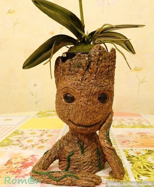 Мастер-класс. Малыш Грут-вазонница, карандашница