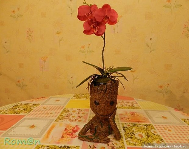 Мастер-класс. Малыш Грут-вазонница, карандашница