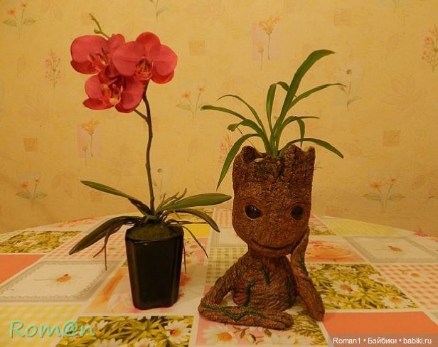 Мастер-класс. Малыш Грут-вазонница, карандашница