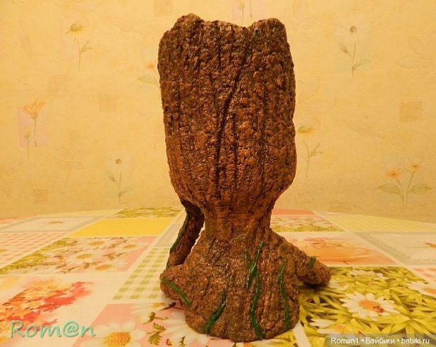 Мастер-класс. Малыш Грут-вазонница, карандашница