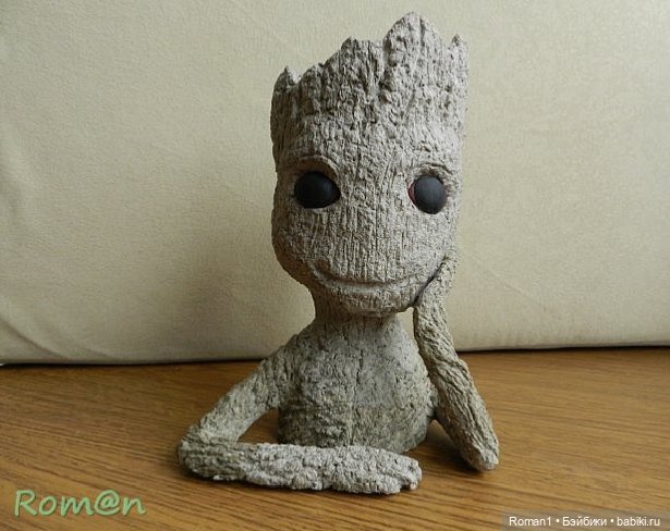 Мастер-класс. Малыш Грут-вазонница, карандашница