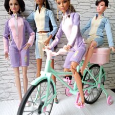 Спортивный костюм велосипед комбинезон для Барби Поппи ИТ