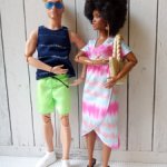 Одежда Барби Кен фешнпак летний аутфит платье шорты сумочка фэмили лук фэшен пак