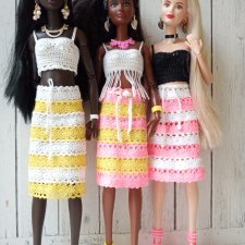 Одежда на барби момоко Поппи Интегрити Менгф Дисней юбка кружево