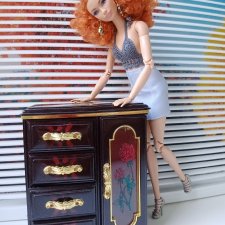 Комод кукольный для барби поппи интегрити