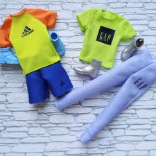 Кен лукс качок одежда с принтом бренда