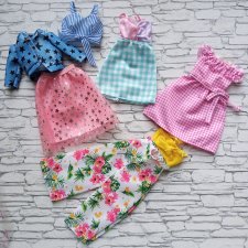 Одежда на барби юбка брюки сарафан платье