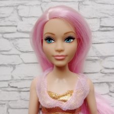 Барби Русалочка дримтопия mermaid curvy розовые волосы