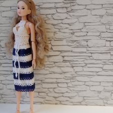 Одежда на Момоко Барби Силкстоун Поппи Паркер юбка кружево хлопок