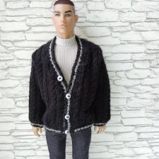 Одежда на FR HOMME парень Интегрити тойс Адонис кардиган оверсайз черный