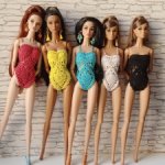 Купальник ананас для менгф барби поппи интегрити серьги