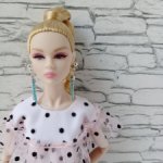 Украшения для барби поппи интегрити серьги жемчуг бирюза