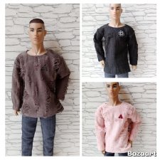 Лонгслив лакшери рвань с логотипом бренда монарх фр. Хомм Интегрити