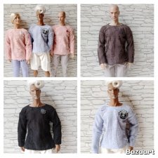 Лонгслив лакшери рвань с логотипом бренда Адонис Менгф