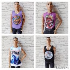 Майка с принтом на парня ИТ монарх Фр хомм monarch fr Homme Кен