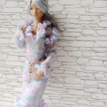 Платье на БЖД 1/4 мохеровое с оборками Марии Жуковой