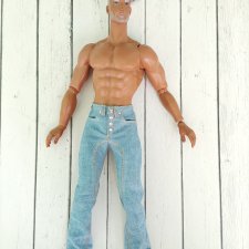 Одежда для Адониса Wordbox экшен БЖД реалистичные джинсы с ластовицей