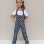 Одежда на Момоко поппи барби петит комбинезон Луи вюттон и лонгслив- боди