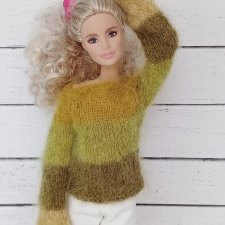 Одежда на Барби высокую  джемпер топик с рукавами ИТ Интегрити ню фейс ФР Индастри менгф мизи