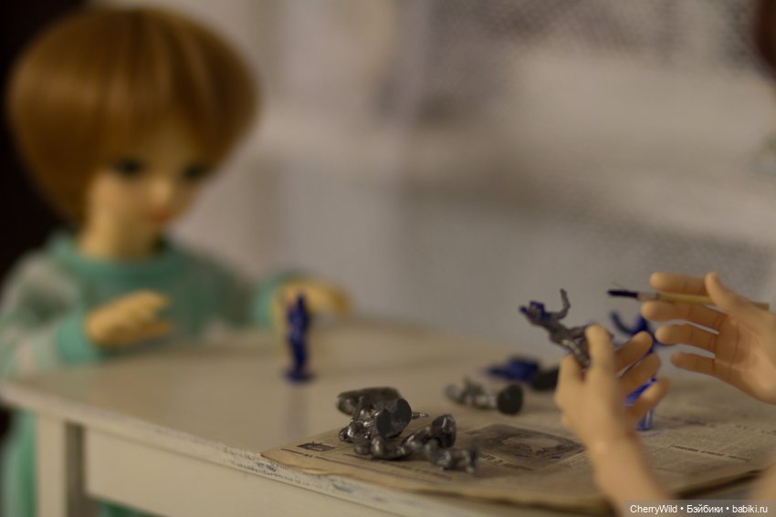 Оловянные солдатики — Фотоистории с куклами BJD (БЖД): сериалы