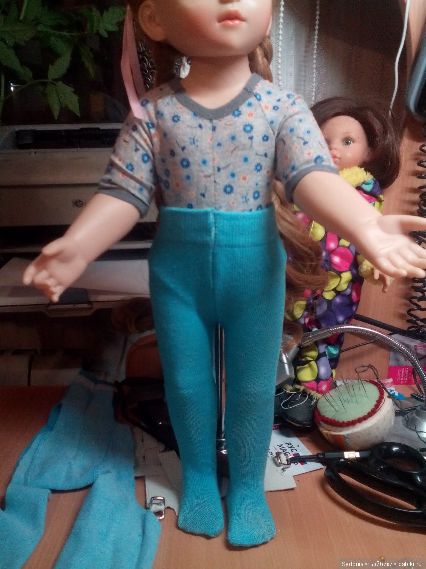 Выкройка капроновых колготок для кукол Паола Рейна мастер класс