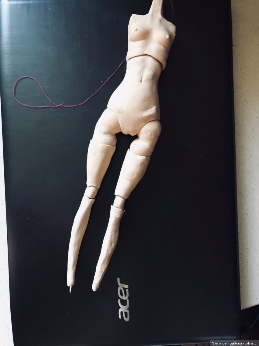 Часть 1. Создание своей шарнирной куклы | Бэйбики Часть 1. Создание своей шарнирной куклы (фото 9)