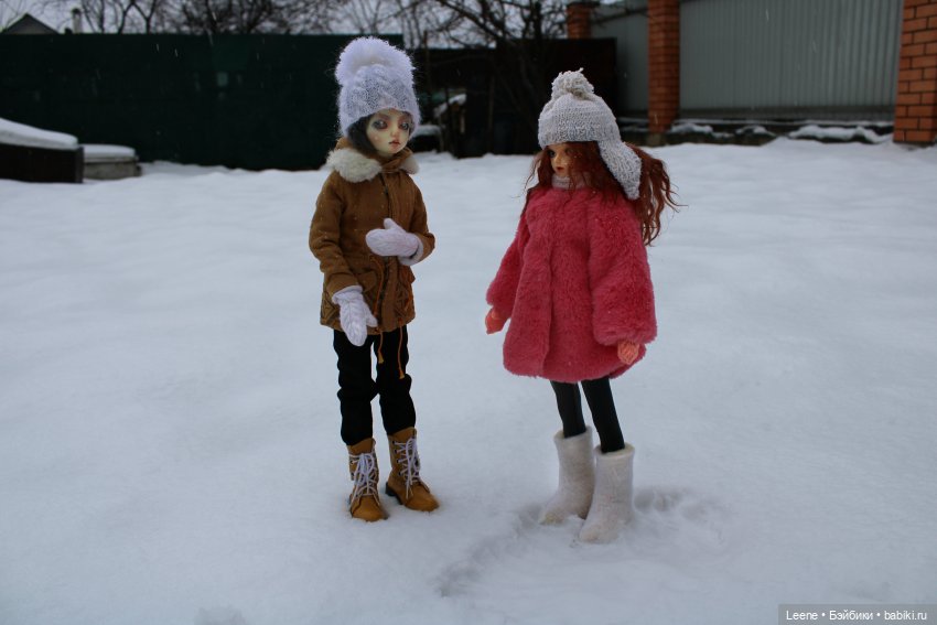 Зимняя прогулка у двора — Фотоистории с куклами BJD (БЖД): сериалы